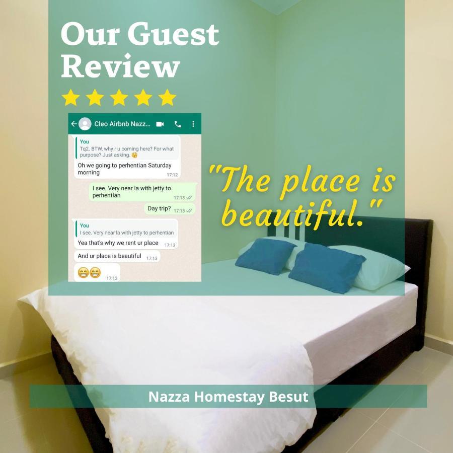Nazza Homestay Besut With Swimming Pool Kampung Raja Extérieur photo