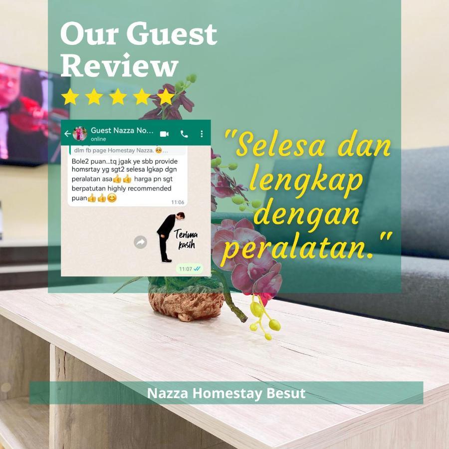 Nazza Homestay Besut With Swimming Pool Kampung Raja Extérieur photo
